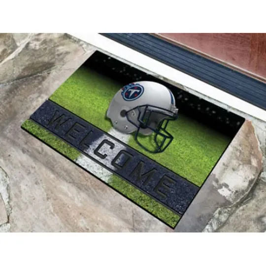 Discover Tennessee Titans Door Mat 18x30 Welcome Crumb Rubber - Special Order