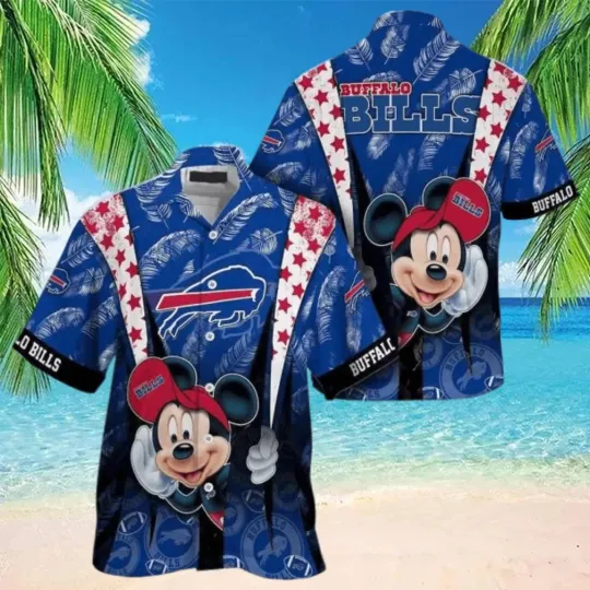 Discover Buffalo Football Mickey Star Hawaiian, Gift For Fans, Gift For Friends