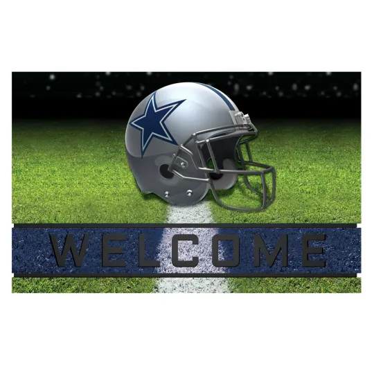 DALLAS COWBOYS CRUMB RUBBER DOORMAT FROM FANMATS (18" X 30")