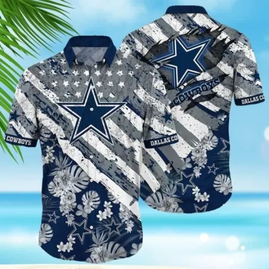 Discover football Dallas Hawaiian Shirt American Flag, Gift For Friends