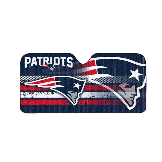 Discover New England Patriots Football Car Sun Shade Front Window Folding