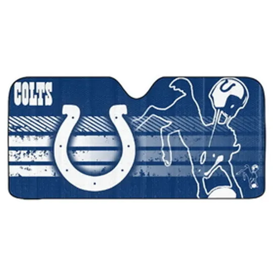 Discover Indianapolis Colts Car Sun Shade Front Window Folding
