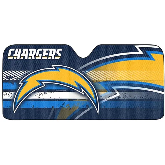 Discover Los Angeles Chargers Football Front Window Folding Sun Shade
