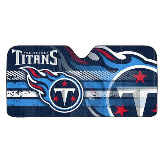 Discover Football Tennessee Titans Front Window Sun Shade