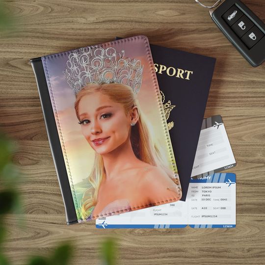 Discover Blonde Princess Portrait Passport Cover