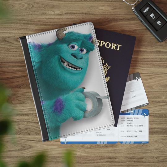 Discover Colorful Monster Passport Cover