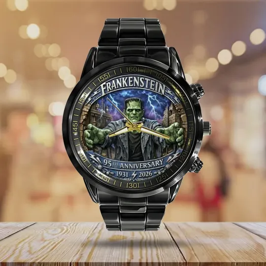 Discover Frankensteinn 95th Anniversary Black Stainless Steel Watch