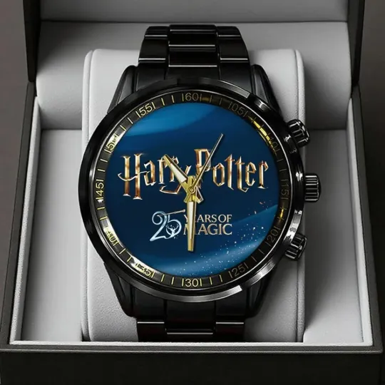 Discover Harry Potter 25th Anniversary 2026 Black Stainless Steel Watch