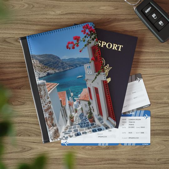 Discover Greece Passport Cover