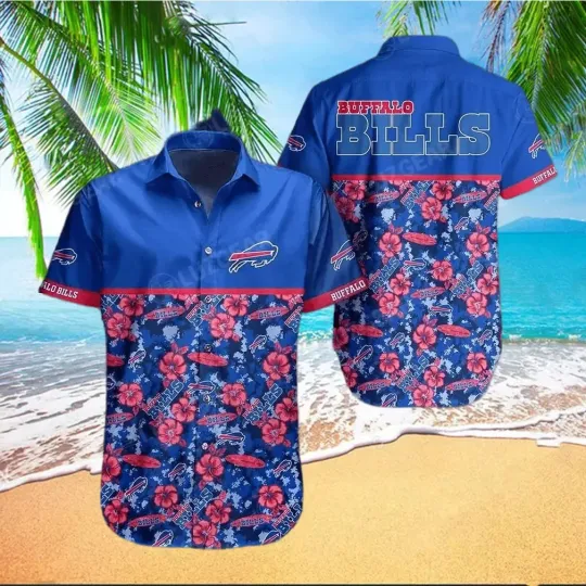 Discover Buffalo Football Hibiscus Bloom Hawaiian, Gift For Fans, Gift For Friends