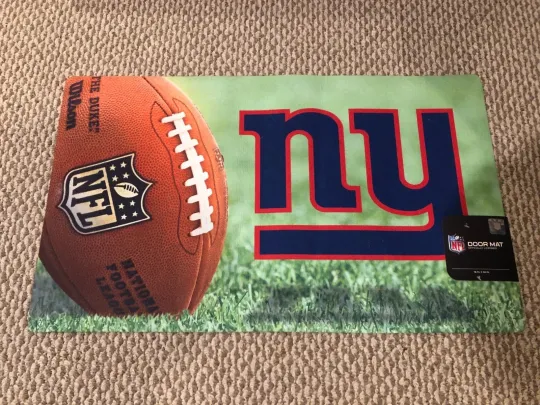 Discover New York Giants 18" X30" DOOR MAT NEW