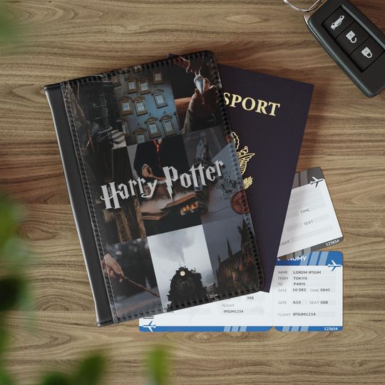 Discover Wizard Travel Passport Cover