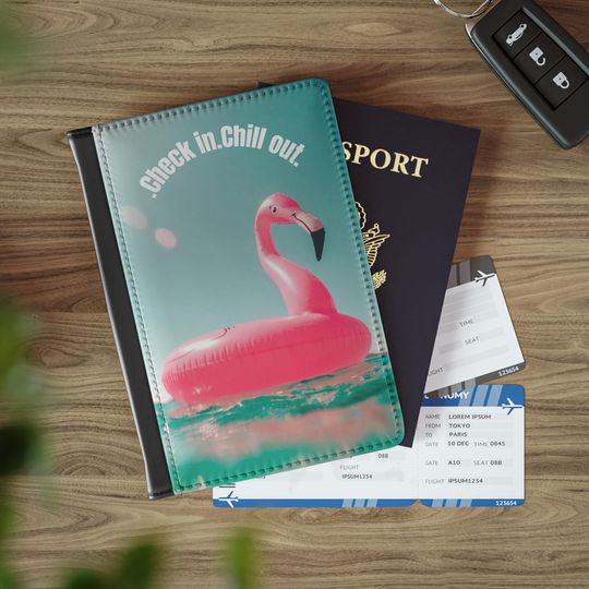 Discover Check in. Chill out. Passport Cover