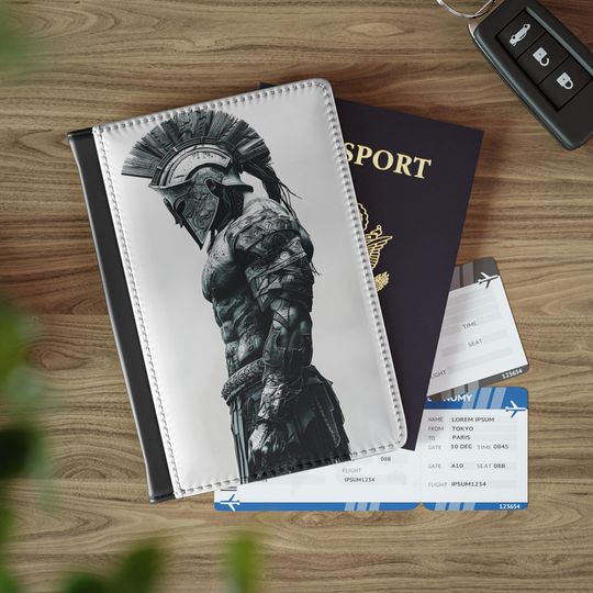 Discover Spartan Warrior Passport Cover