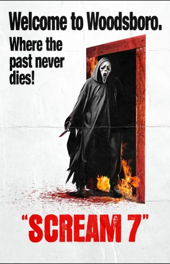 Discover Scream 7 poster (c)  - 11 x 17 inches - Scream retro style movie poster
