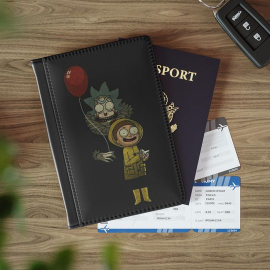 Discover Rick and Rickandmorty Passport Cover