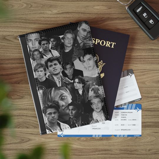 Discover Pitt Depp DiCaprio Passport Cover