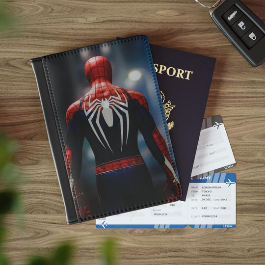 Discover Spider-Man Passport Cover