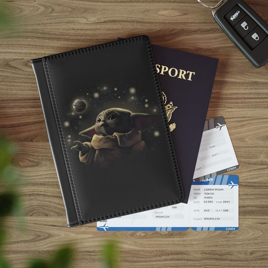Discover Baby Yoda Passport Cover