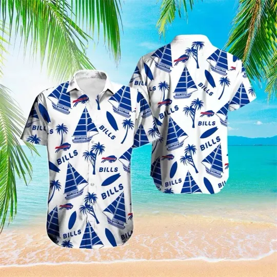 Discover Buffalo Football Sail And Surf Tropical Hawaiian, Gift For Fans, Gift For Friends