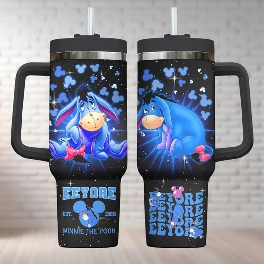 Discover Winnie The Pooh Eeyore Tumbler 40 Oz, We Are Never Too Old For Eeyore Tumbler, Disney Cartoon Tumbler Cup, Disneyland Insulated Tumbler