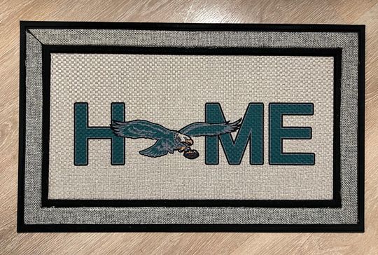 Discover Philadelphia Football Welcome Mat, Birds Home Decor