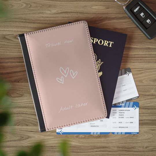 Discover Travel Now Adult Later Passport Cover