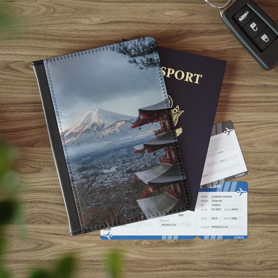 Discover Mount Fuji Passport Cover