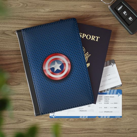 Discover Captain America Passport Cover