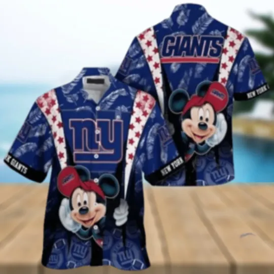 Discover New York Giants Mickey Mouse Hawaii Shirt