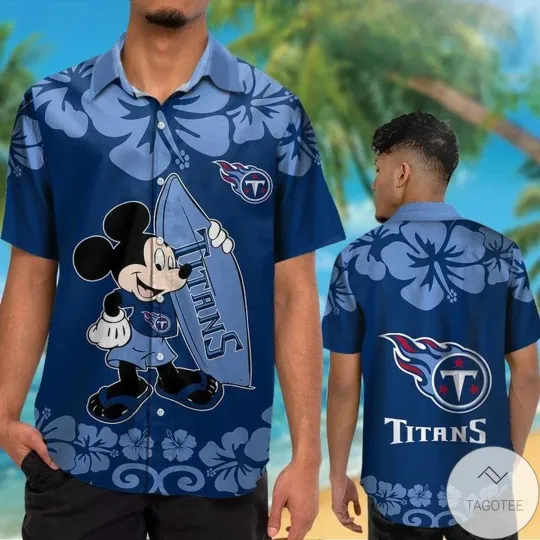 Discover Tennessee Titans Mickey Mouse Hawaii Shirt