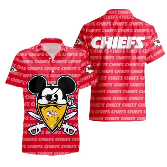 Discover Kansas City Chiefs Evil Mickey Hawaii Shirt
