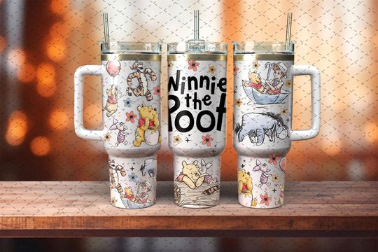 Discover Cartoon Characters 40oz Tumbler Wrap Png, Sublimation Designs, Cartoon Movies 40oz Tumbler Png, Cartoon 2 pieces 40oz Wrap Png