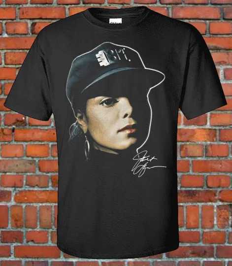 Discover Janet J Big Face Graphic T-Shirt