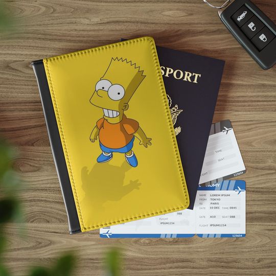 Discover Bart Simpson Passport Cover
