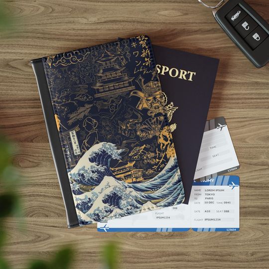 Discover Asian Waves Passport Cover