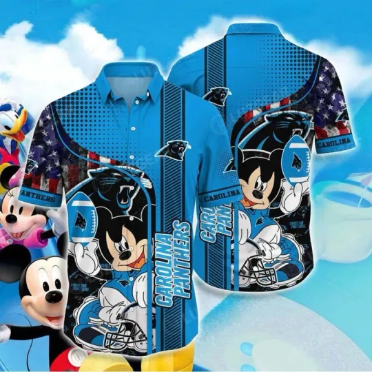 Discover Carolina Football Mickey US FlagHawaiian, Gift For Fans, Gift For Friends