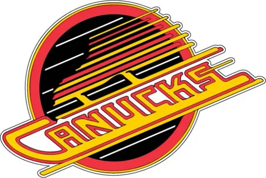 Discover Vancouver Canucks Flying Skate Logo Sticker