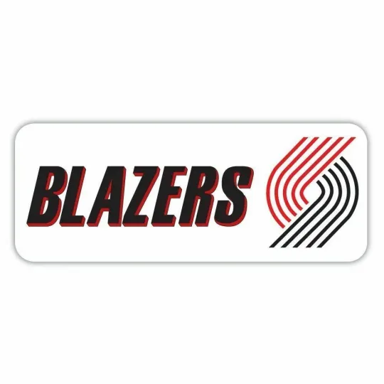 Discover Portland Trailblazers Logo Sticker