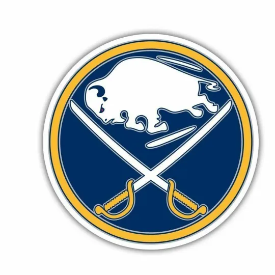 Discover Buffalo Sabres NHL Fan Team Logo Vinyl Sticker Decal for Window Car Bumper Fence