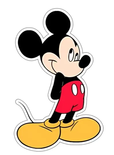 Discover Mickey Mouse Standing Sticker