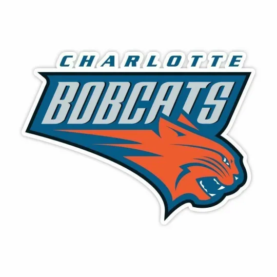 Discover Charlotte Bobcats NBA Logo Sticker