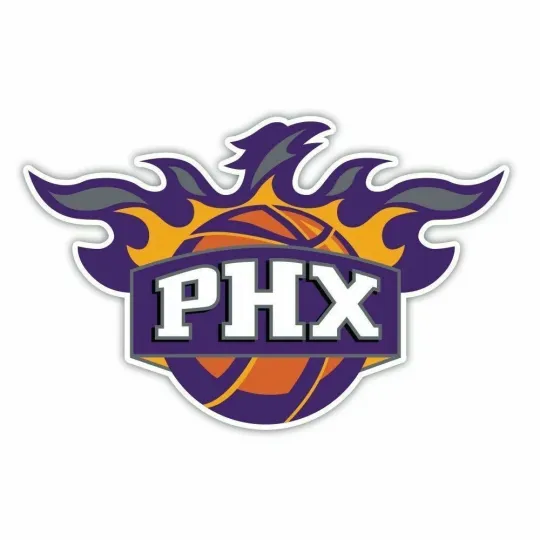 Discover Phoenix Suns NBA Logo Basketball Sticker