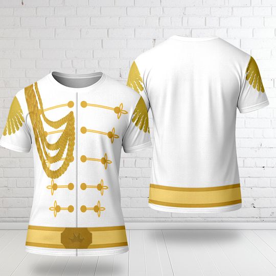 Discover Prince Charming Costume 3D Shirt, Halloween Costume For Family Group T shirt, Movie Matching Tee, Cosplay Team Gift, Magic Kingdom Shirt