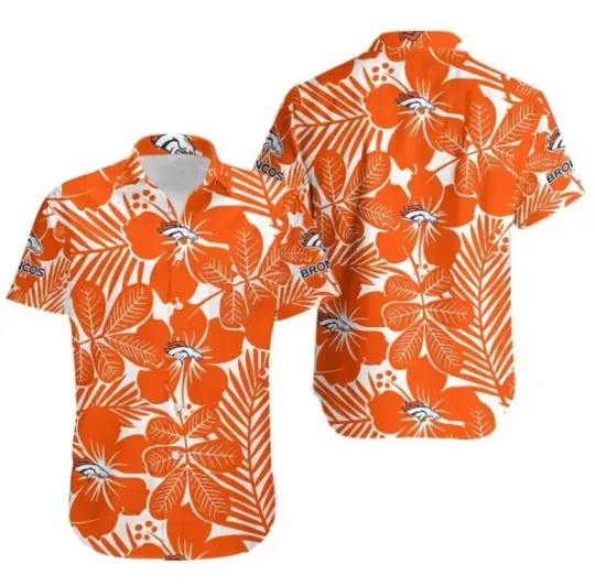 Discover Denver Football Tropical Escape Hawaiian, Gift For Fans, Gift For Friends