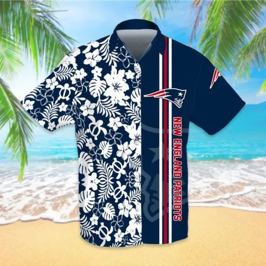 Discover New England Football Tropical Breeze Hawaiian Gift For Fans, Gift For Friends