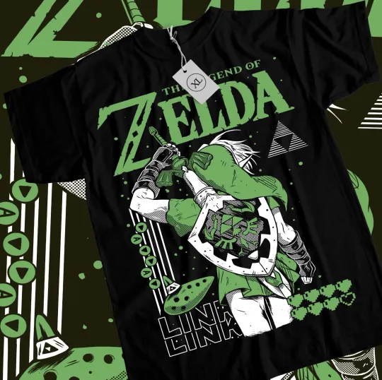 The Legend Of Zelda T-shirt Anime Manga Unisex