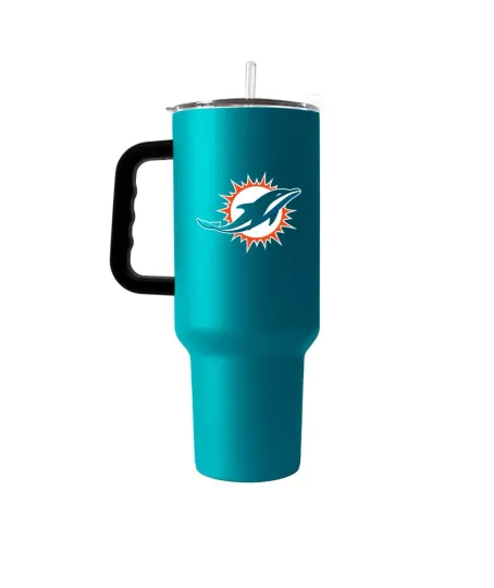 Discover Miami Dolphins 40oz Flipside Powder Coat Stainless Steel Tumbler Cup