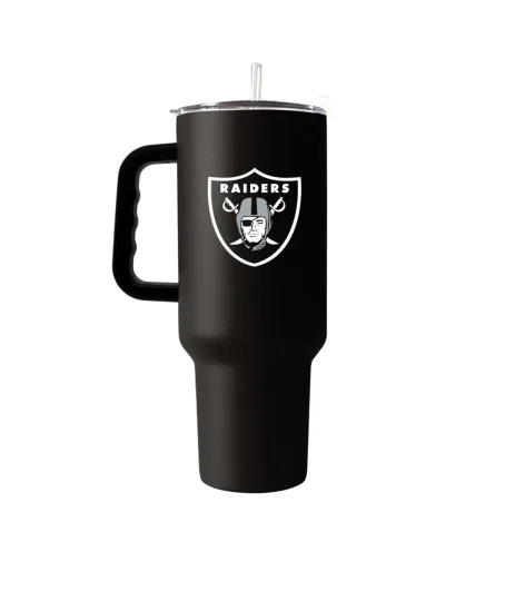 Las Vegas Raiders 40oz Flipside Powder Coat Stainless Steel Tumbler Cup