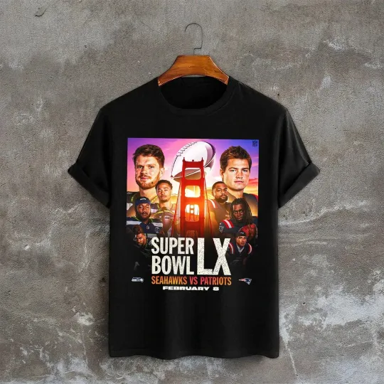 Discover Seattle Seahawks vs New England Patriots football Champions Game Tshirt